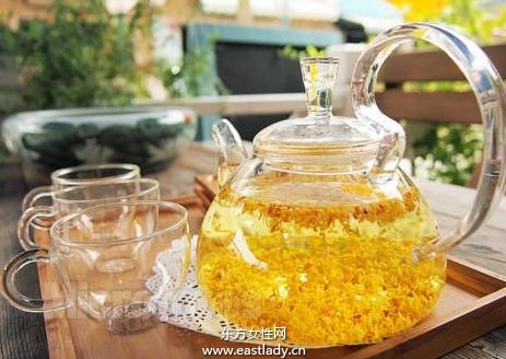 春季喝桂花茶可除口臭