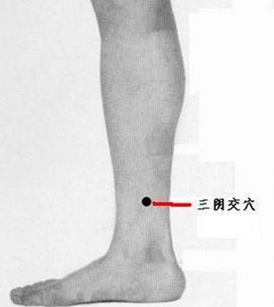 三陰交也能拔罐的方法,作用——大補精血