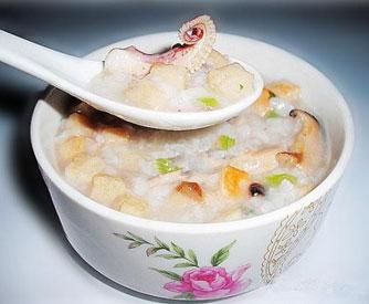 香菇幹魷魚粥的做法,香菇幹魷魚粥的營養價值