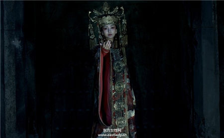 Angelababy《寻龙诀》造型变幻诡异 跟黄勃演对手戏