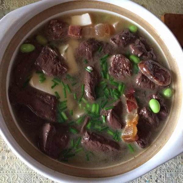 养肝的最佳食品之一鸭血汤的做法你知道吗
