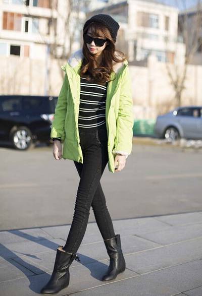 韩版棉衣外套怎么搭配 打造冬季完美身材