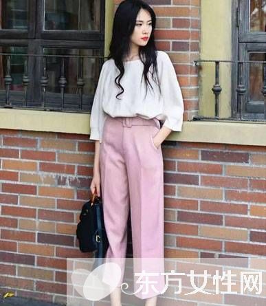 阔腿裤怎么搭配上衣 六种风格让你够时髦