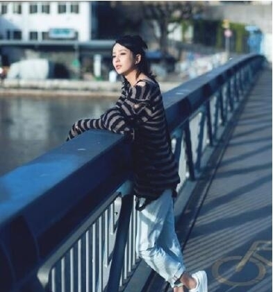佟丽娅瑞士街拍 丫丫沐浴在春日美出天际