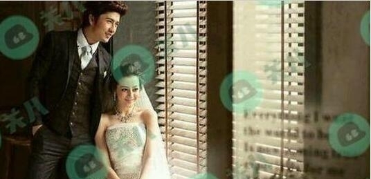 迪丽热巴婚纱照曝光 大学时在婚纱店当模特