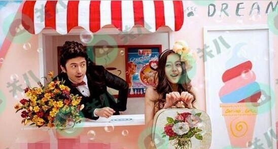 迪丽热巴婚纱照曝光 大学时在婚纱店当模特
