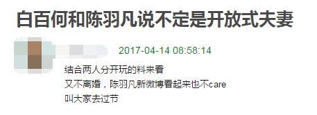  陈羽凡机智回应白百何出轨 发微博日期和腰上的包全都亮了  