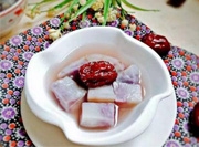 美容护肤红枣紫花番薯甜汤