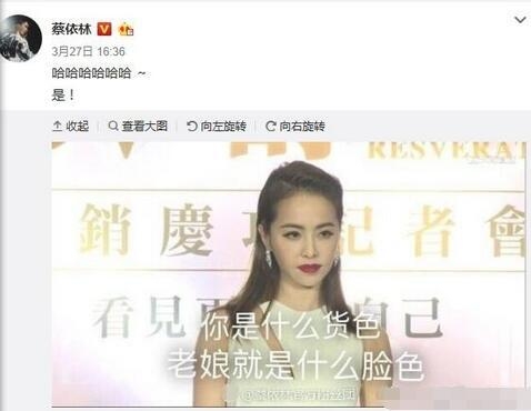 蔡依林被粉丝骂女骗子不生气 被问何时出新专辑她回了两个字