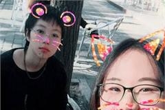 窦靖童和同父异母妹妹窦家媛外出聚会 假小子变