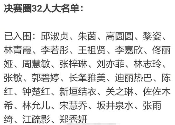 第二届虎扑女神大赛32强出炉 打败张柏芝和汤唯的人什么来头？