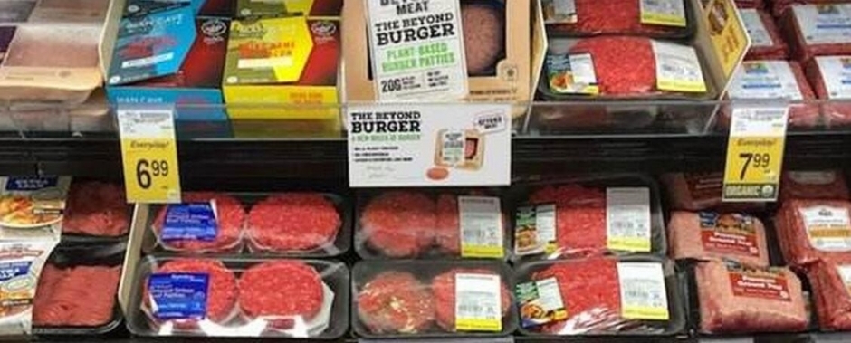 人造肉在超市上架