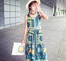 身材不好怎么办？连衣长裙来帮你