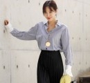 灰色百褶裙各种搭配风 给你无法抗拒的时髦
