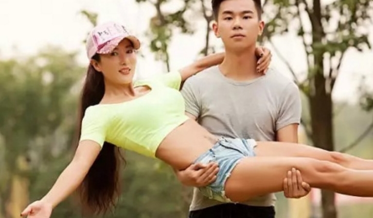 情侣照女子被人肉