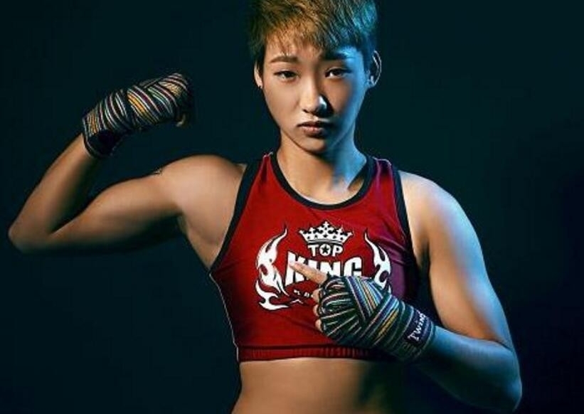 中国女拳王秒KO日本男拳手