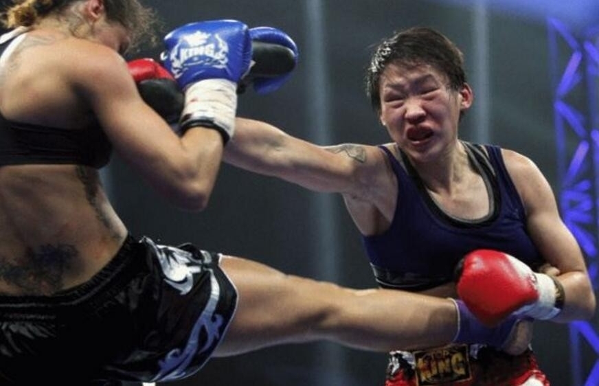 中国女拳王秒KO日本男拳手