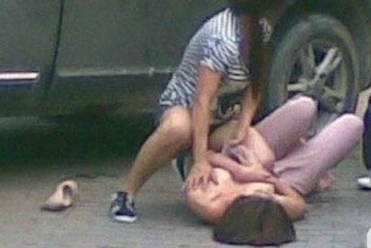 桂林原配暴打小三