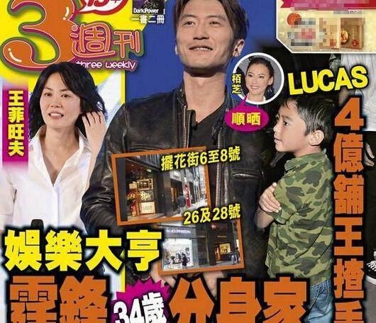 谢霆锋一言不合就送家人房这次花了7000万 心疼复出赚钱王菲