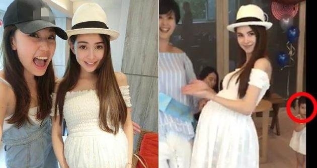 昆凌挺6月孕肚开派对 女儿小周周正面照疑似曝光