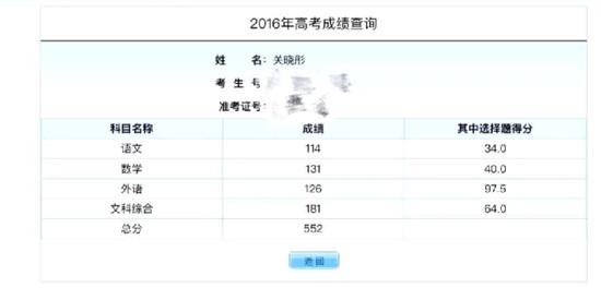 周冬雨高考数学仅得13分 英语成绩跟李冰冰一样尴尬仍进北影