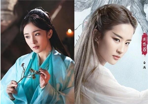 两位上神白浅合体！杨幂刘亦菲后台热聊分别时拉手依依不舍