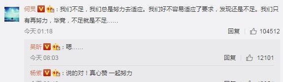 何炅回复