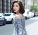 一字领露肩上衣穿搭 这个夏天不要美过头了