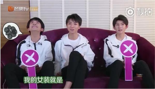 TFBOYS王俊凯自认女装最惊艳像大姐大：王源太女装不想看千玺