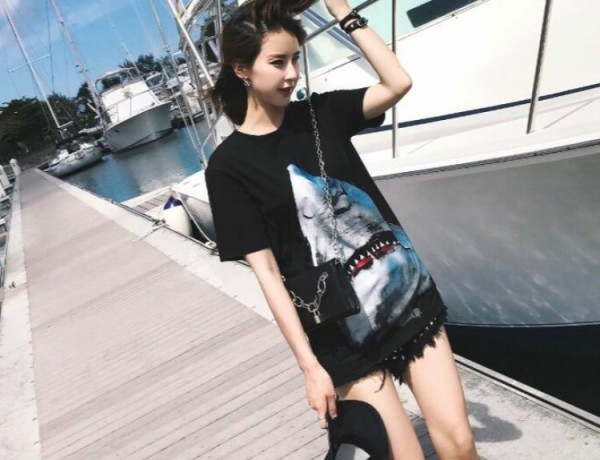 夏日随性穿搭 夏日短袖T恤搭配