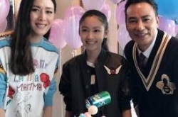 任达华12岁女儿近照曝光 遗传父母好基因逆天大