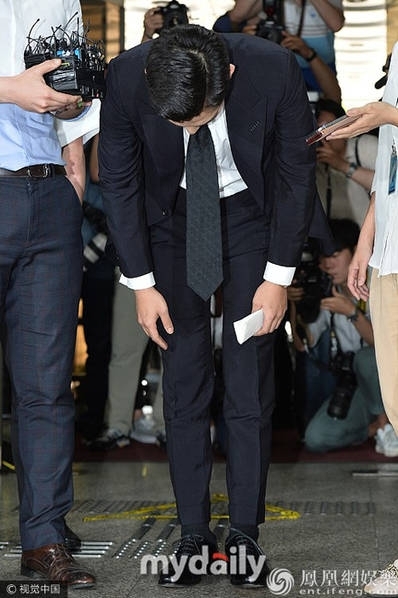 T.O.P承认检方对其吸毒的所有指控表示愿接受任何处罚