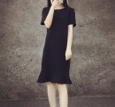 名媛气息赫本小黑裙搭配 小黑裙配什么颜色鞋子
