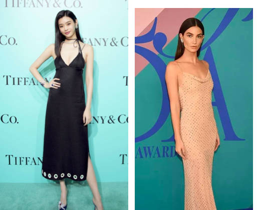Slip dress 要比我时髦？先把肩带剪掉！(图5)