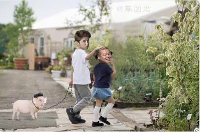 邓超晒等等小花妹妹合照求P图 网友大展身手恶搞让人笑喷