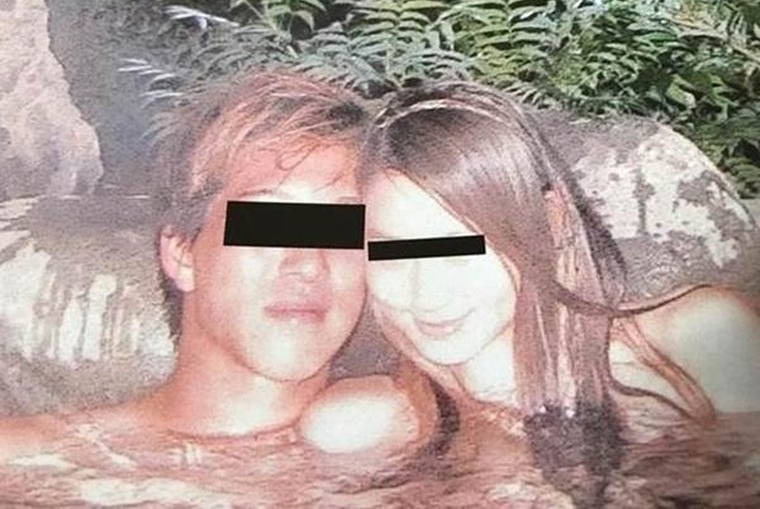 女星与男人混浴隐私照