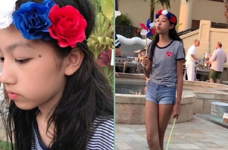 任达华12岁女儿近照