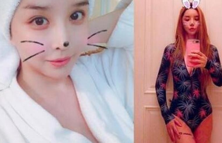 变性女星晒豪放泳照