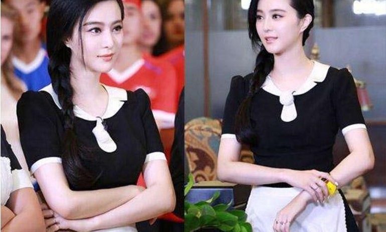 范冰冰女仆装惊艳
