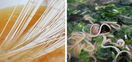 花蛤蜊汤面的做法步骤3-4