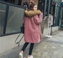 2017冬季新款棉服 富有设计感的女装棉服外套