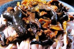 葱油香菇肉丝紫薯面