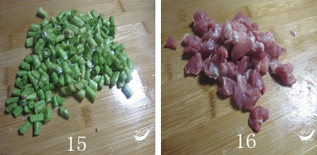 瘦肉豆角橄榄菜拌址面步骤15-16