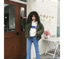 军绿色的棉服外套好看吗 女生冬季应该怎么穿