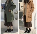 学生党日常装搭配 大衣都是要穿起来的了