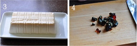烧汁皮蛋拌豆腐步骤3-4