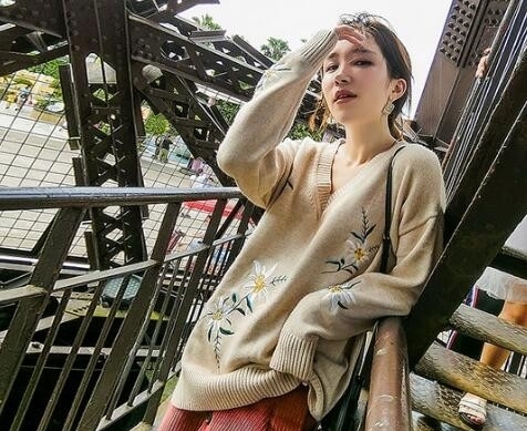 这个冬季 不如一起为碎花毛衣打call