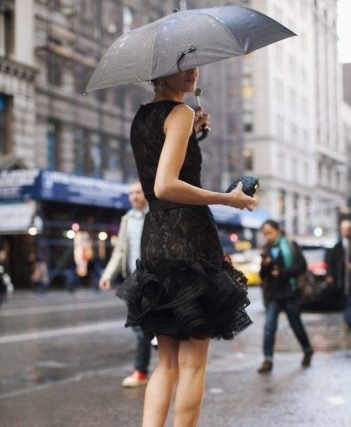 下雨天这么穿才最正确 雨天时髦穿搭就选这款