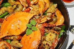 泰国蒜蓉辣酱海鲜锅