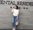 女生穿什么款式的磨边牛仔裤显时髦 磨边牛仔裤